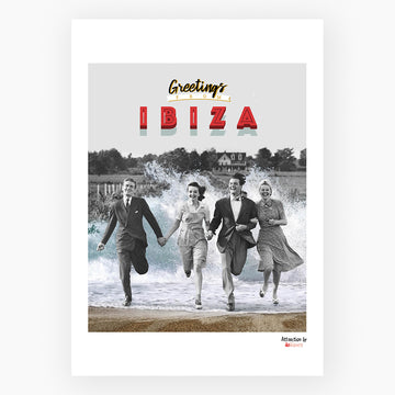 Lámina emocional decorativa atracción mar Ibiza.
